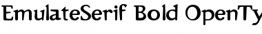 Emulate Serif-Bold