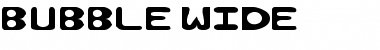 Bubble Wide Font