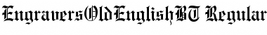 Engravers' Old English Font