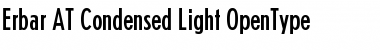 Erbar AT Condensed Light Font