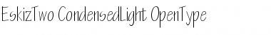 EskizTwo-CondensedLight Font
