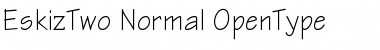 EskizTwo-Normal Regular Font