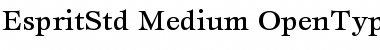ITC Esprit Std Medium Font
