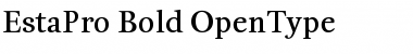 EstaPro Bold Font
