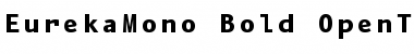 Eureka Mono Bold Font