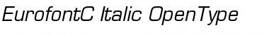 EurofontC Italic Font