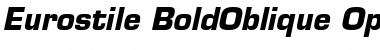 Eurostile Bold Oblique Font
