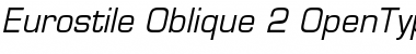 Eurostile Oblique Font