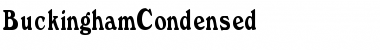 BuckinghamCondensed Font