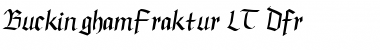BuckinghamFraktur LT Font