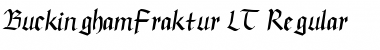 BuckinghamFraktur LT Regular Font