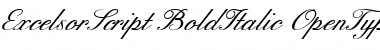 Excelsor Script Bold Italic