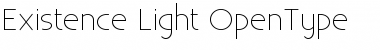 Existence Light Font