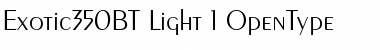 Exotic 350 Light Font
