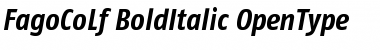 FagoCoLf BoldItalic Font