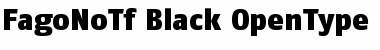 FagoNoTf Black Font
