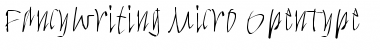 FancyWriting-Micro Font