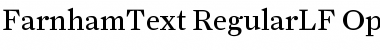 FarnhamText-RegularLF Regular Font