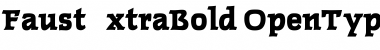 FaustExtraBold Font