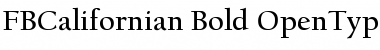 FBCalifornian Font