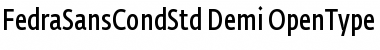 Fedra Sans Condensed Std Demi Font