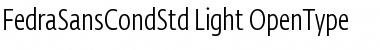 Fedra Sans Condensed Std Light Font