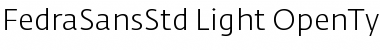 Fedra Sans Std Light Font