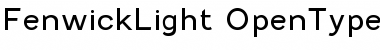 Fenwick Light Regular Font