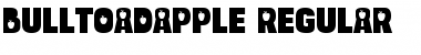 Bulltoad Apple Font