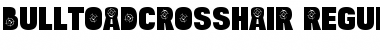 Bulltoad Crosshair Font