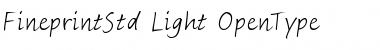Fineprint Std Light Font