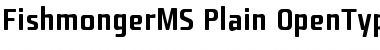 Fishmonger MS Plain Font
