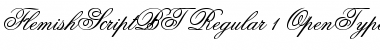 Flemish Script Font