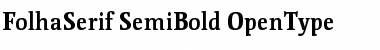 FolhaSerif SemiBold Font