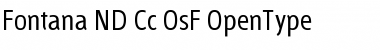Fontana ND Cc OsF Font