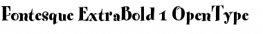 Fontesque ExtraBold Font