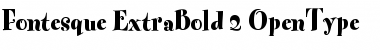 Fontesque-ExtraBold Font