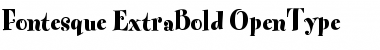 Fontesque ExtraBold Font