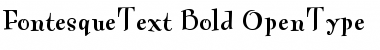 FontesqueText-Bold Font