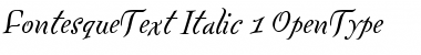 FontesqueText Italic