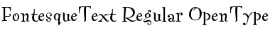 FontesqueText-Regular Font