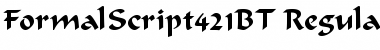 Formal Script 421 Font