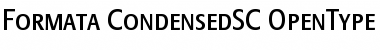 Formata Condensed SC Font