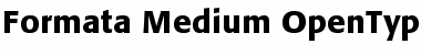Formata Medium Font