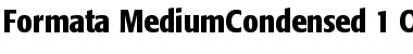 Formata Medium Condensed Font