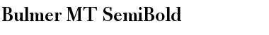 Bulmer MT SemiBold Font