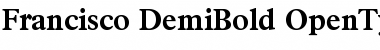Francisco-DemiBold Font