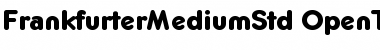 Frankfurter Medium Std Regular Font