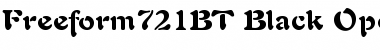 Freeform 721 Font