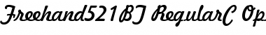 Freehand 521 Font
